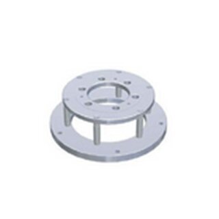 AA0056 Adapter ring for TD502, with 6 pins 170 mm Ø / 130 mm centre Ø