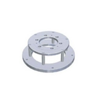 Adapter ring with 6 pins 170 mm diameter / 130 mm center diameter