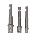 Adapter set for drilling machines 3-piece.