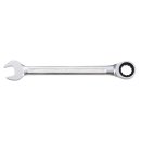 Combination wrench with ratchet, straight, 12-point, 8mm