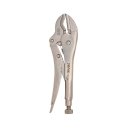 Gripping pliers, curved jaws, 230 mm