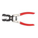 Flat band hose clamp pliers, 180 mm