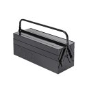 Tool box, black with 5 compartments