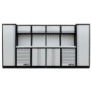 MSS 3916 mm wall unit with stainless steel worktop