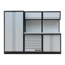 MSS 2604 mm cupboard. m. extra deep stainless steel worktop
