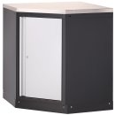 MSS 845 mm corner cabinet with stainless steel worktop