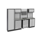 MSS 2803 mm wall unit with stainless steel worktop
