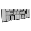 MSS 5910 mm wall unit with stainless steel worktop