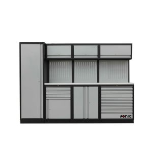 MSS 2803 mm cupboard. m. extra deep stainless steel worktop