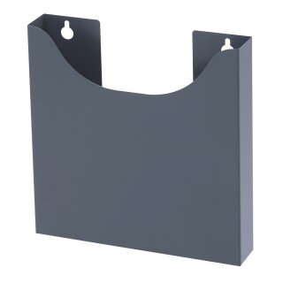 Litter bin dark gray (S9, S12), L310 x W80-130 x H241 mm