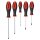 Tournevis à frapper plats et phillips (5pc)