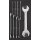 1/3 SFS open-end wrench set, 10 pcs.
