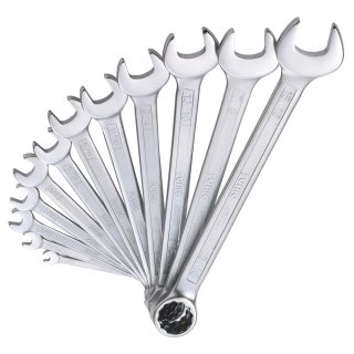 Combination wrench set, SAE, in a box, 12 pcs.