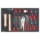 SFS pliers, hammer and chisel set, 17 pcs.