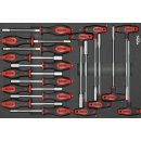SFS socket wrench and ball socket set 18 pieces.
