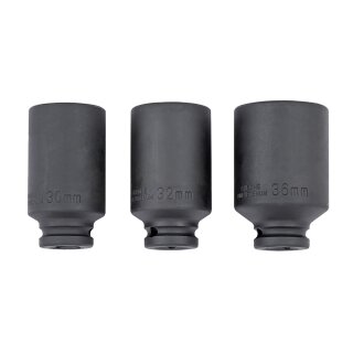 1/2 impact screw socket, 12-point, 30 mm
