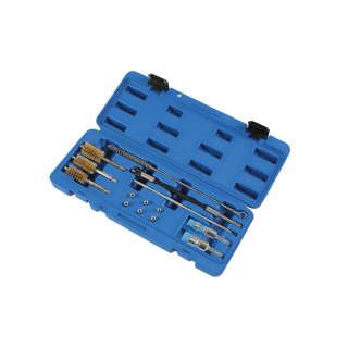 Injector seat cleaning set, 14 pcs.