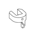 Holder for cutting blade 14-26mm for Comec FSV