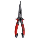 Snip Nose Side Cutting Pliers, angled jaws, 195 mm
