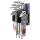 19pcs twin type long ball point hex key & tamper star...
