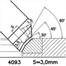 Cuchilla perfilada SK 4093 B