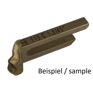 Formmesser 125 C, 45°, Sitzbreite 2,5 mm, Sondermesser