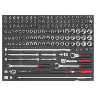 Doppenset 1/2"", 145-dlg SFS Next - XL