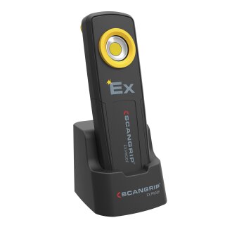 UNI-EX Ex-Geschützte Hand-Akku-Arbeitsleuchte mit Ladestation